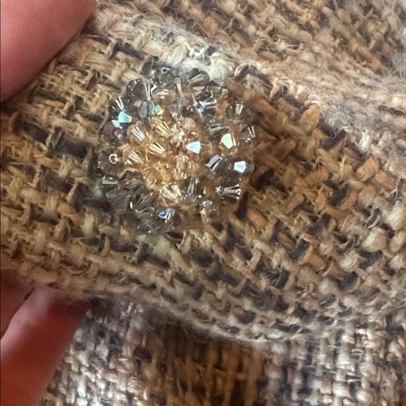 PRADA 2/4 tweed blazer jacket size 42 alpaca wool XS Small S - Picture 10 of 11